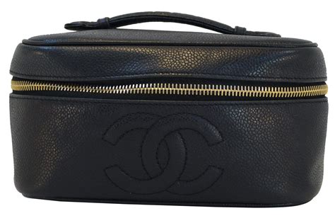 chanel caviar makeup bag|Handbags & Bags .